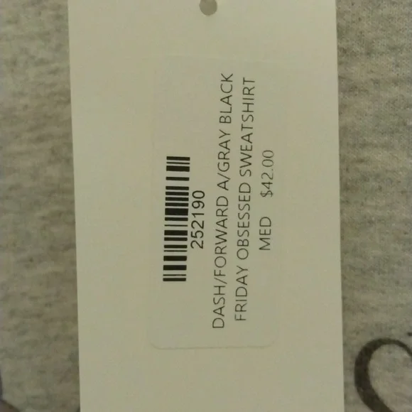 Gildan Medium STRESSED, BLESSED & BLACK FRIDAY OBSESSED sweatshirt, NWT - Picture 4 of 5